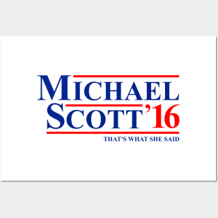 MICHAEL SCOTT 2016 THAT'S WHAT SHE SAID THE OFFICE Posters and Art